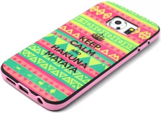 Actual product image MU Style Two piece plastic case with pattern (Samsung Galaxy S6 Edge)
