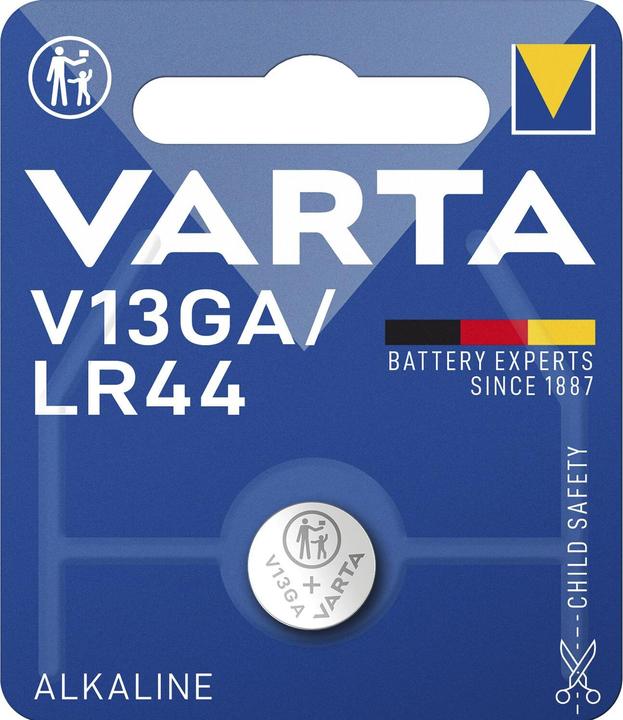 Image du produit Varta Electronics V13GA (1 pcs, LR44, 138 mAh)