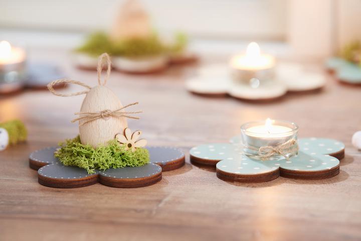 Produktbild VBS XXL Holz-Streuteile "Blüte", Natur, 45 Stück