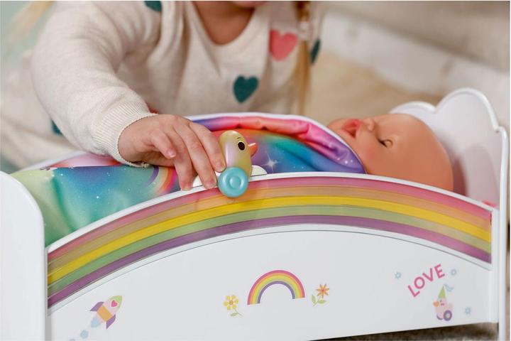 Actual product image Zapf Creation BABY born Regenbogen Bett