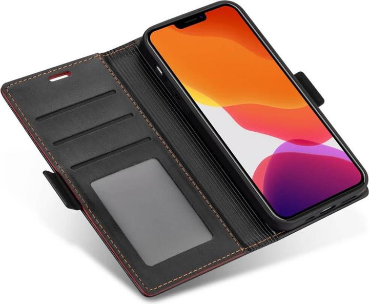 Produktbild N.Bekus iPhone 14 - Flip Case Hülle schwarz (Apple iPhone 14, Apple iPhone 13)