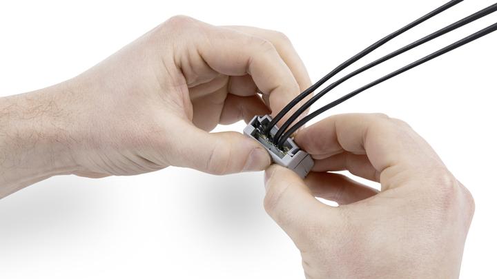 Actual product image Wago Gel box for connection terminals wire leads