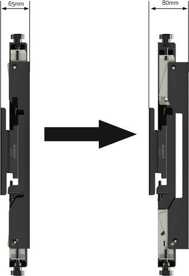 Actual product image Multibrackets Micro mount, 40" - 65", load capacity 30 kg
