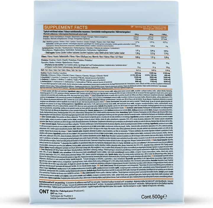 Nährwerte und Zutaten QNT Light Digest (Salted Caramel, 1 Stk., 500 g)
