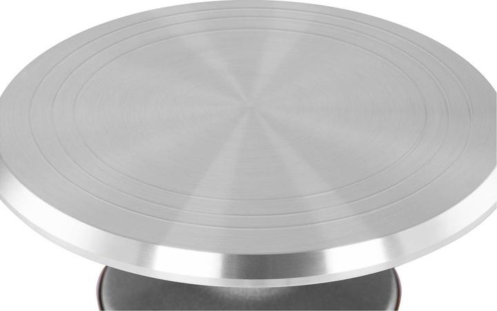 Produktbild Royal Catering Tortenplatte mit Fuss Kuchenplatte drehbar Tortenteller Tortenständer Ø 31 cm