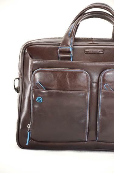 Produktbild Piquadro Blue Square – Kurzgrifflaptoptasche mit iPad/iPad®Air-Fach