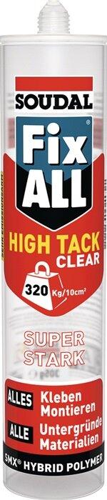 Produktbild Soudal Fix All High Tack Clear Montagekleber transparent 305 g (305 g)