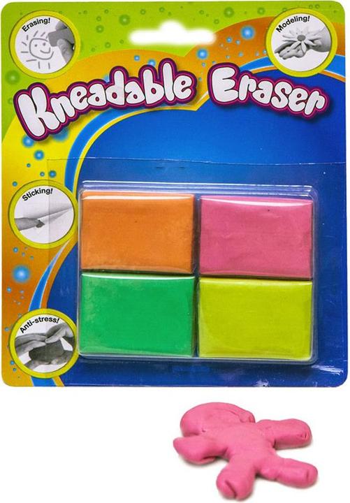 Image du produit No Name Gomme malléable, 4 pièces