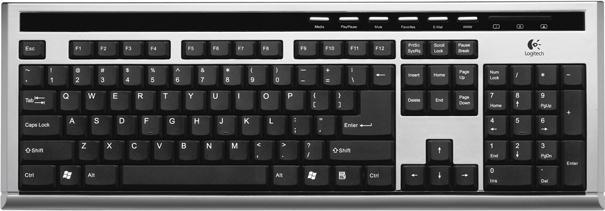 Image du produit Logitech UltraX Media Keyboard, NO (Sans fil)