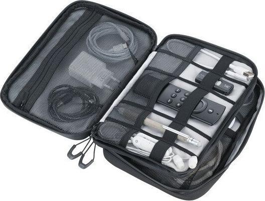 Image du produit Troika BUSINESS TECH POUCH 2 Pochette pour câbles, gris