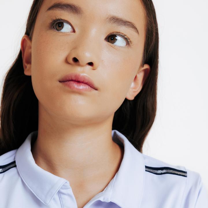 Actual product image Fouganza Reit-Poloshirt Club kurzarm lila