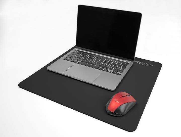 Image du produit Delock Tapis de souris noir 450 x 400 mm (L)