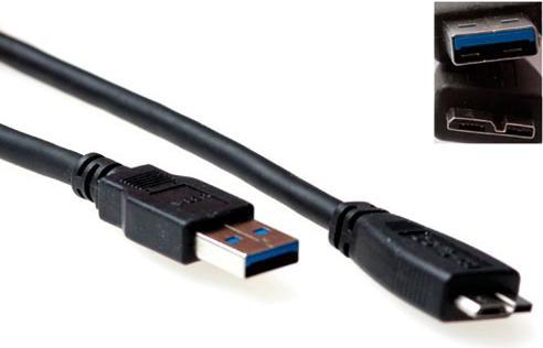 Advanced Cable Technology SB3031 2m USB A Micro-USB B Maschio Nero Cavo USB (2 m, USB 3.2 Gen 1)