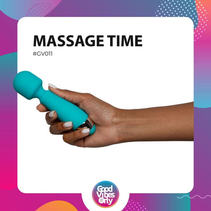 Actual product image Good Vibes Only Aida Massagestab