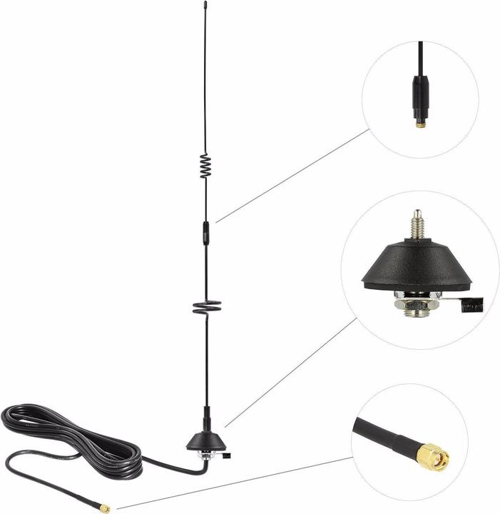 Produktbild Delock LTE Antenne mit Montagefuss (GSM, 3G)