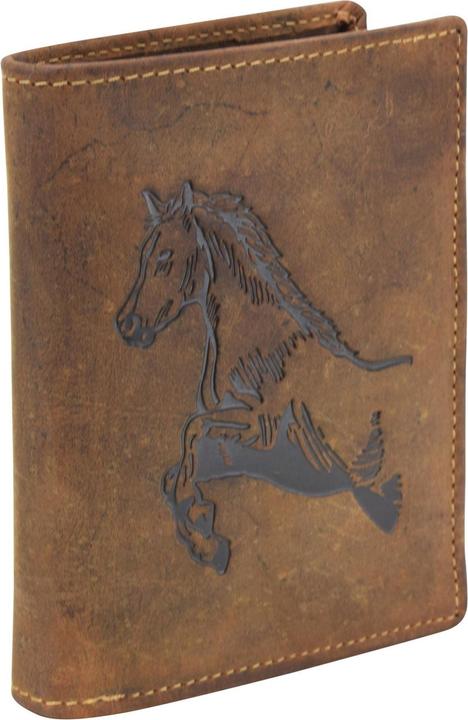 Immagine prodotto Greenburry Portafoglio vintage in pelle di cavallo 9,5 cm