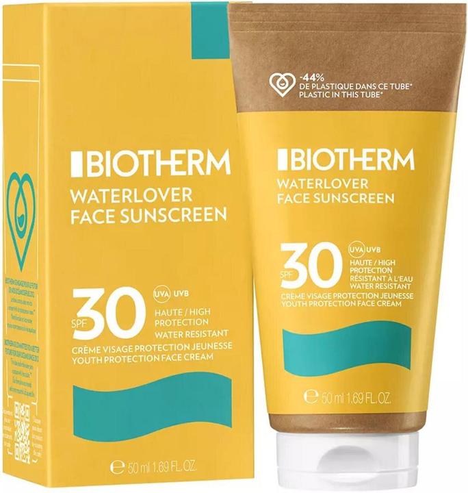Actual product image Biotherm Waterlover Crème Solaire Anti-Âge SPF30 crème (Suntan cream, SPF 30, 50 ml, 67 g)