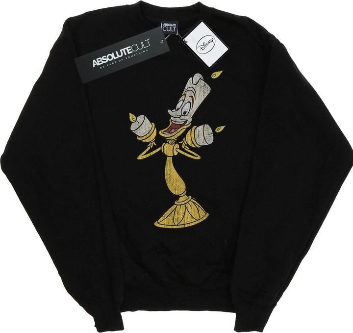 Disney Beauty And The Beast Lumiere Distressed Sweatshirt (M)