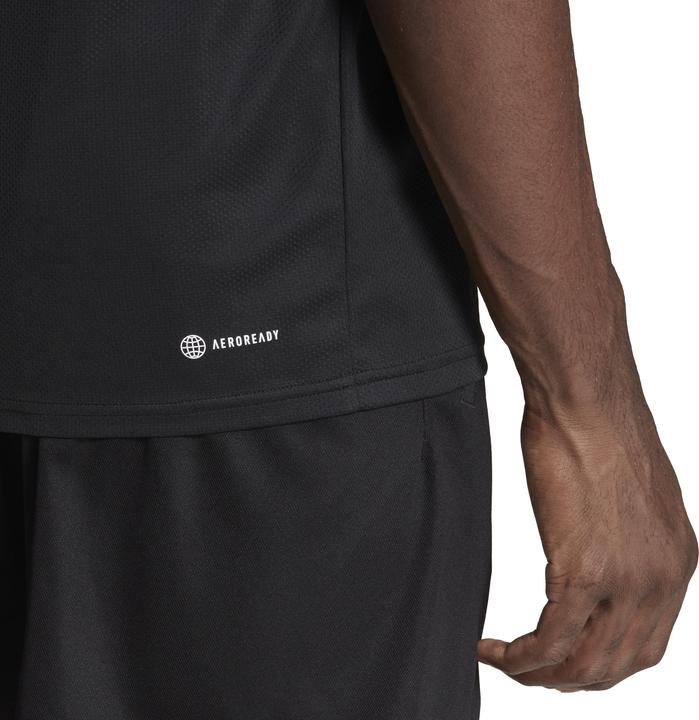 Actual product image adidas Traing Essentials Base 3-Stripes Tee (L)