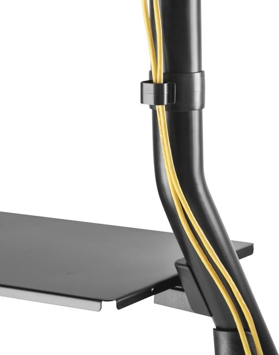 Actual product image equip TV trolley 60"-105"/100kg 1TFT with height adjustment grey (105", 100 kg)