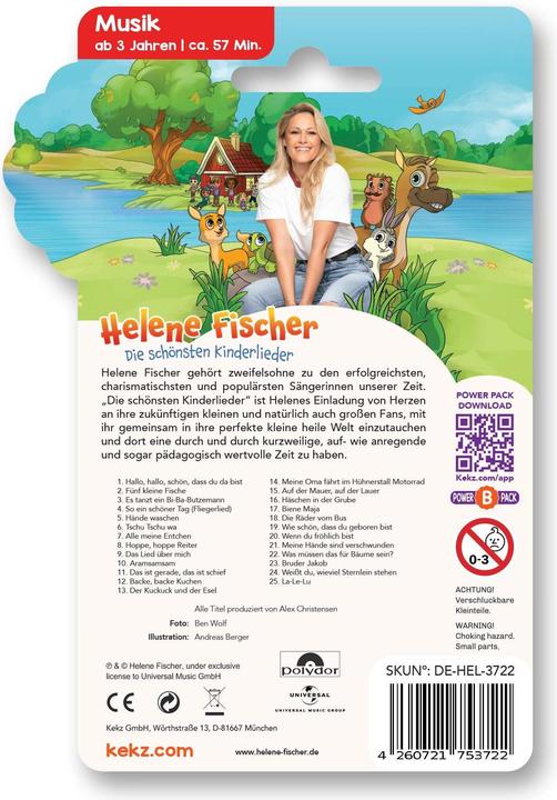 Produktbild Kekz Audiochip Helene Fischer, Produkttyp: Hörbuch, Sprache (Deutsch)