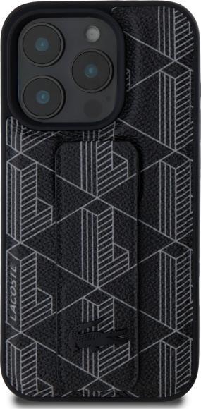 Produktbild Lacoste LCHCP16XGSPBSK iPhone 16 Pro Max 6,9" czarny/black hardcase Grip Stand Mono (Apple iPhone 16 Pro Max)