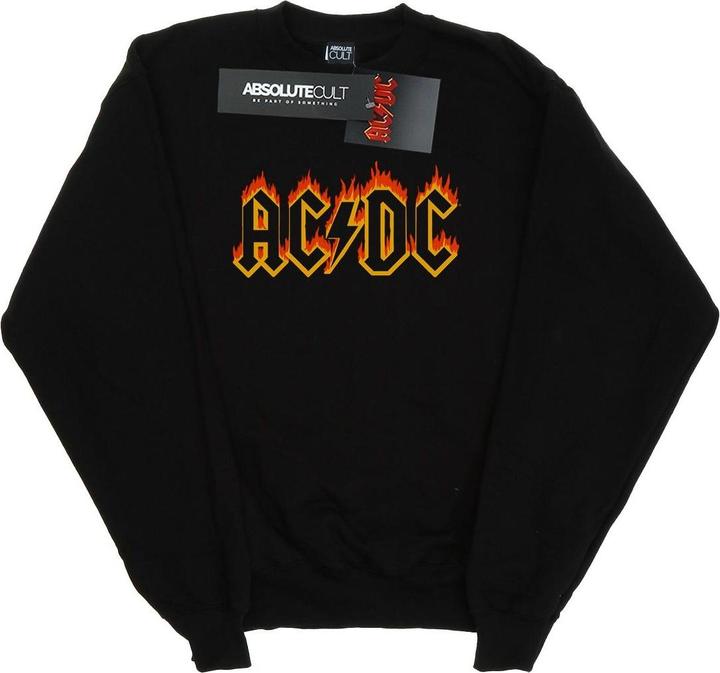 Produktbild AC/DC Flames Logo Sweatshirt Jungen (152, 158)