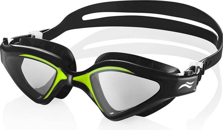 Speed Schwimmbrille Aqua-Speed Raptor Schwarz und Grün 38.049 (One Size)