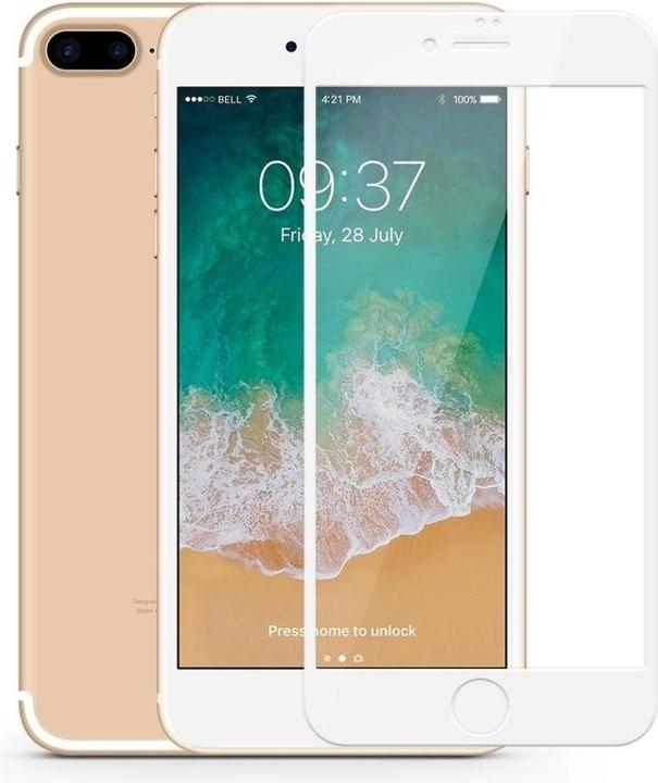 Image du produit Screenguard Apple iPhone 7 Plus Full Screen Protective Glass 2.5D 9H (1 pièce(s), Apple iPhone 7 Plus)