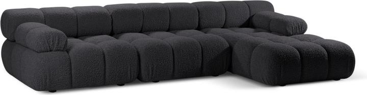 Actual product image Micadoni Velvet Modular Right Corner Sofa, "Bellis", 4 Seats, 282x155x70 Made in Europe (Corner sofa)