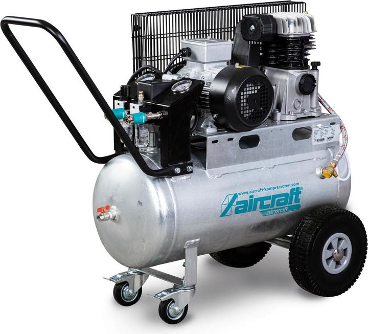 Actual product image Aircraft Compressor AIRPROFI 503/50P 400V 10 bar pressure, with 50 litre container (50 l)