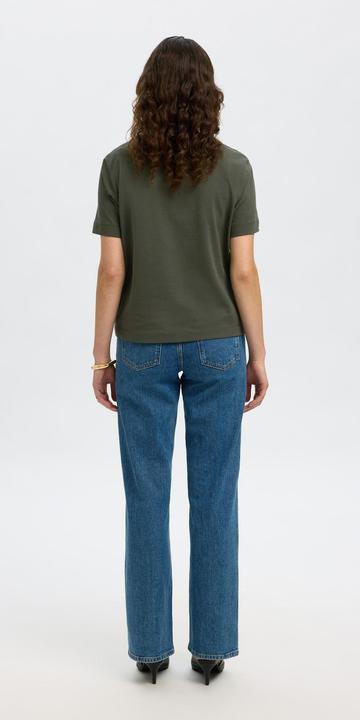 Actual product image Selected Femme Slfessential Ss Boxy Tee Noos (L)