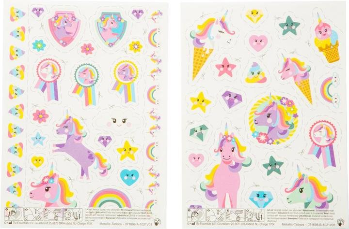 Produktbild Totum Einhorn Metallic Tattoos