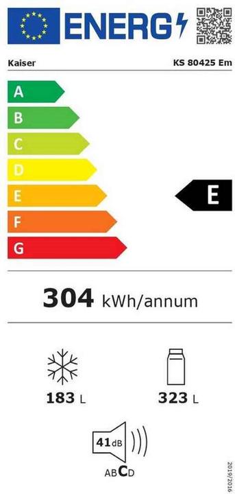 Energie-Label Kaiser KS 80425 Em (506 l)