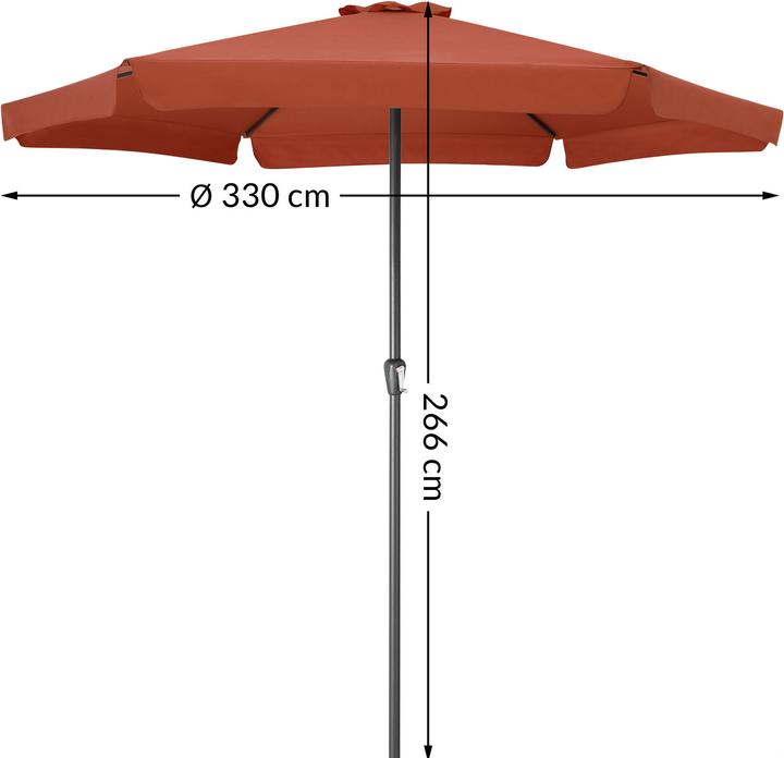 Produktbild Kingsleeve Sonnenschirm 3,3m (3.30 m)