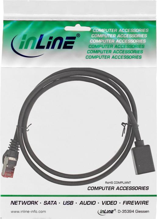 Produktbild InLine Netzwerkkabel (S/FTP, CAT6, 2 m)