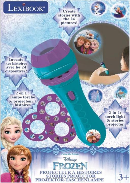 Image du produit Lexibook Projecteur et lampe de poche Disney Frozen Story (Allemand, Anglais, Français, Italien)