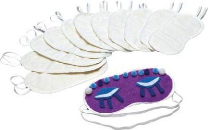 Produktbild Colorations Schlafmaske Baumwolle, 12er-Set (Schlafmaske)