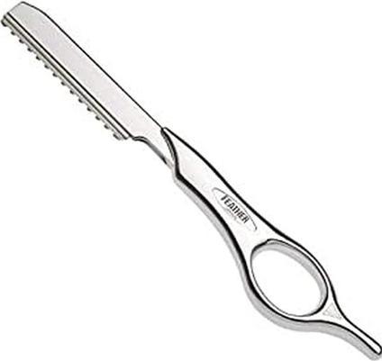 Feather Short Hair Styling Razor 15.8cm Silver