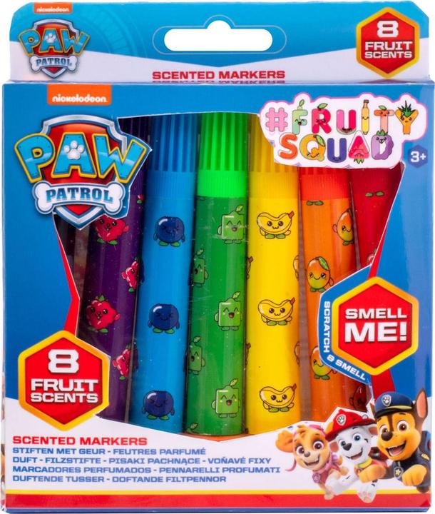 Actual product image Canenco Fruity Squad PAW Patrol Mini Pens with Scent, 12pcs. (Multicoloured, 12 x)
