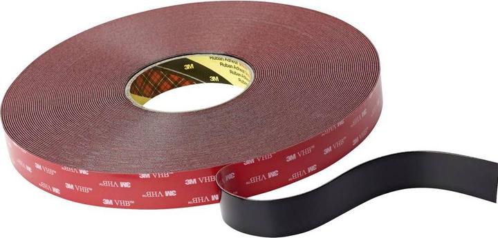 Immagine prodotto 3M 5925F/1933 7100211821 Nastro biadesivo nero (L x W) 33 m x 19 mm 33 m (7100211821) (19 mm)