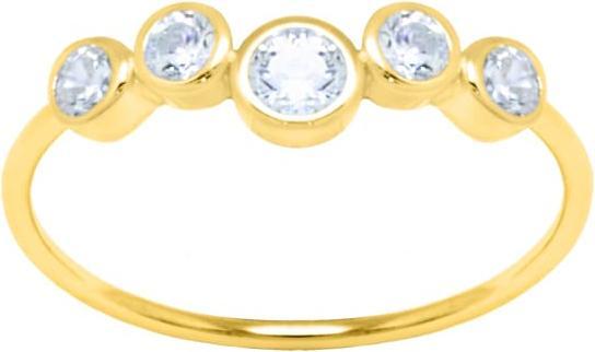 Candy Ring Brooks, 925 Sterling Silber, vergoldet