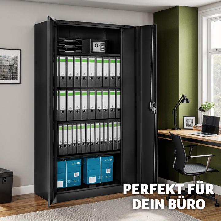 Actual product image tectake Filing cabinet (90 x 40 x 180 cm)
