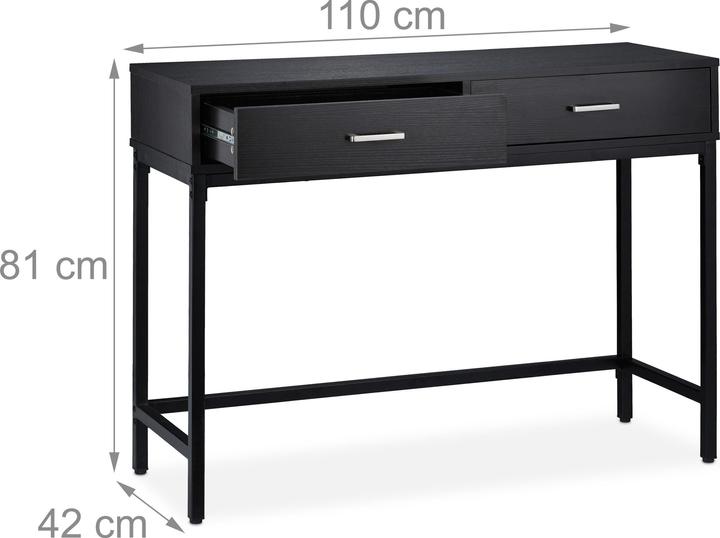 Actual product image Relaxdays Console table (110 x 42 x 81 cm)