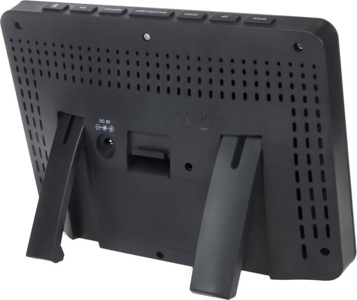 Produktbild Greenblue Funkwetterstation Farbe mit DCF Mondphasen Barometer Kalender Netzteil GB540N