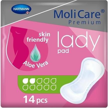 Actual product image MoliCare Lady Pad 2 drops (14 x, M)
