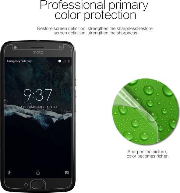Actual product image Nillkin Super Clear Series (1 Piece, Motorola Moto X4)