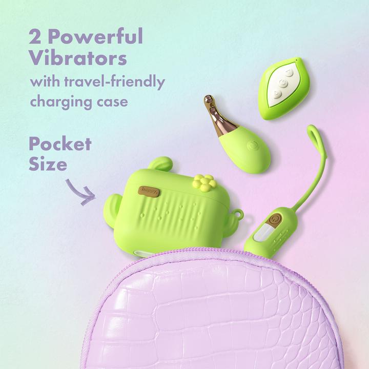 Image du produit Blush Play with Me Blooming Bliss 4 Piece Set - Mini-baguette de massage clitoridien et vibrateur à oeuf