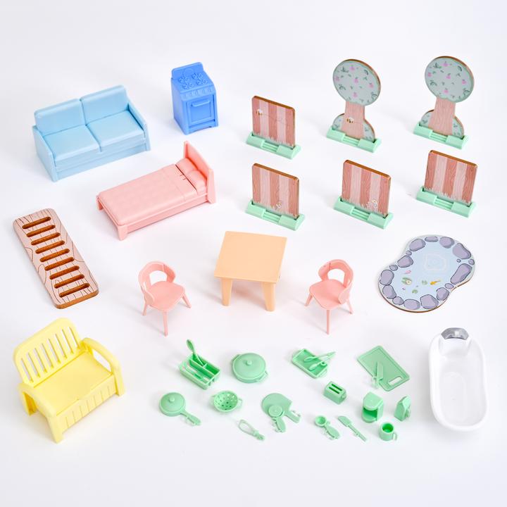 Actual product image KidKraft Play & Store Cottage Dollhouse