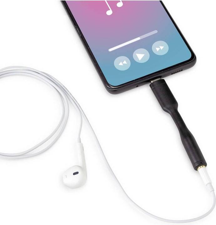 Produktbild Renkforce USB-C auf 3.5 mm Audio-Adapterkabel (0.08 m, USB)